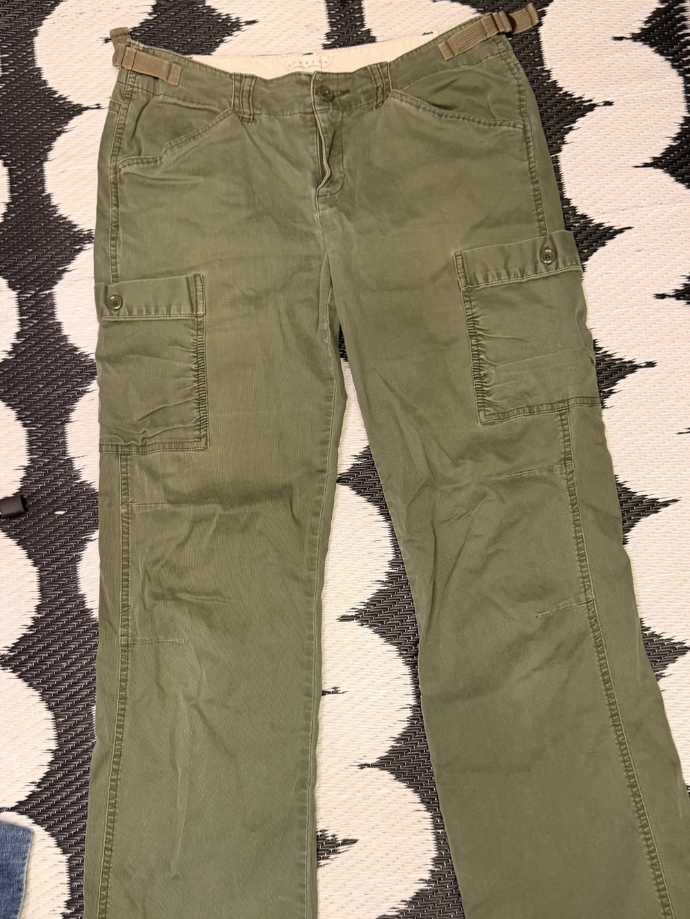 Old Navy Olive Green Cargo Joggers - Utility Pocket Pants
